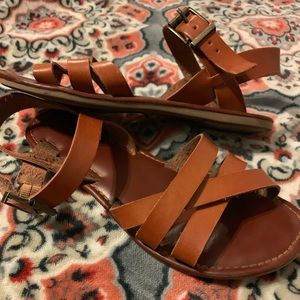 Brown sandals